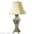 European style palace style ceramics with bronze villa antique blue and white porcelain desk lamp