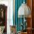 European style retro parrot bird table lamp ornament
