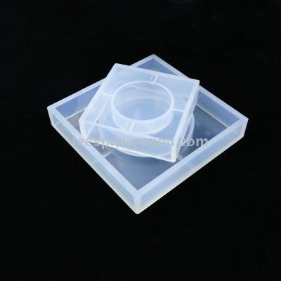 Crystal drop mold DIY ashtray mold square mirror mold