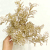 Christmas Gold powder simulation plant roll cypress-plastic personality DIY hand-made fern decorative flowers