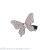 Summer 2020 Fairy Butterfly Rhinestone Barrettes Side Clip Big Bowknot Back Head Bang Clip Female