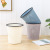 Plastic circle- Filled trash bins for home storage, kitchen, bathroom, and Office