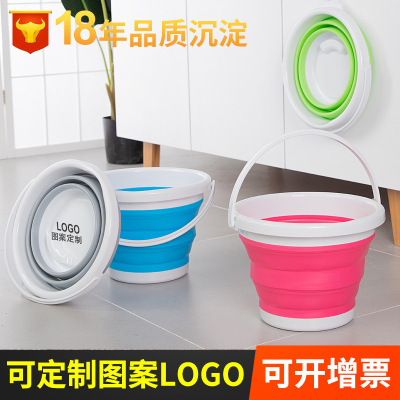 Manufacturer Direct folding bucket outdoor portable folding bucket washing bucket fishing bucket source