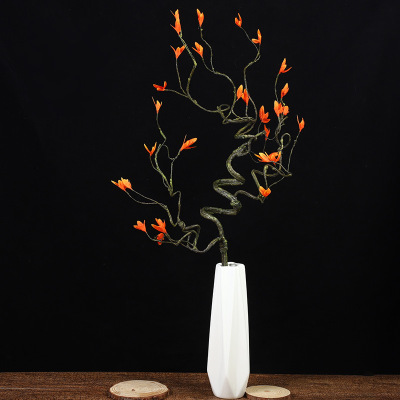 What is handmade is plastic cloth art silk flower fake flowers