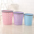 Plastic trash can kitchen storage bucket Trash bin Office wastepaper basket