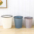 Plastic circle- Filled trash bins for home storage, kitchen, bathroom, and Office