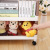 Multi-layer plastic health storage shelf bathroom shelf basin toy shelf living room finishing shelf