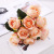 Handmade By Manufacturers Direct Rose Bouquet Imitation Pure handmade Plastic cloth flower arrangement Silk flower fake wedding decoration