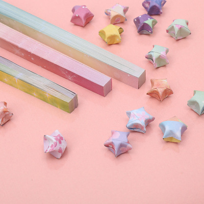 The Manufacturer's new two-sided exquisite printing star Space Constellation Sakura Small Daisy children handmade Star Strip