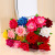 High simulation New tri-fork Rose Living Room Hotel Wedding decoration Artificial Flower Simulation Rose