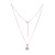 925 Sterling Silver Fork and Spoon Necklace 2020 nian New Female Choker Niche Design Sense of Quality Affordable Luxury