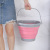 Home Portable folding bucket Plastic Suspension Washing Fishing bucket outdoor portable folding bucket