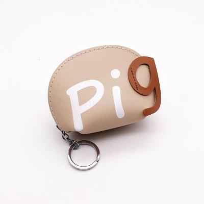 Hot style circle pig wallet coin bag card earphone bag key bag