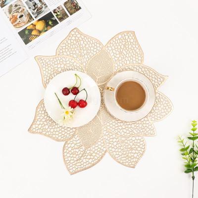 PVC Insulation Placemat Cleaning Pad Non-Slip Placemat Kitchen Scald Preventing Met Coasters Dining Table Cushion Waterproof and Oil-Proof Insulation