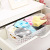 9006 Wicker basket with no cover Large finishing storage box candy color multi-ribbon cover storage basket
