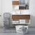 Plastic table top storage basket storage basket portable box bath basket Rectangular bathroom