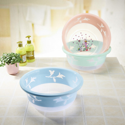 Household Plastic washbasin transparent PP material thickened basin