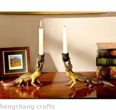 Crocodile single head Candle Holder Table