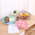 Tray circular eating Tray cake Inventory Heart tray tray tray tray transparent dust cover Plastic tray