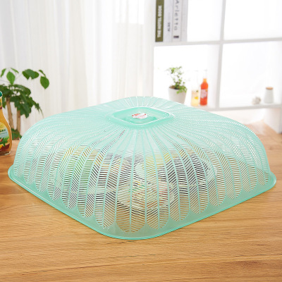 Colorful Plastic Table cover food Cover Kitchen fly-proof vegetable Cover Square cover Food Cover