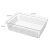 Transparent Storage Box Bathroom Stationery Office Storage PS Material 3050