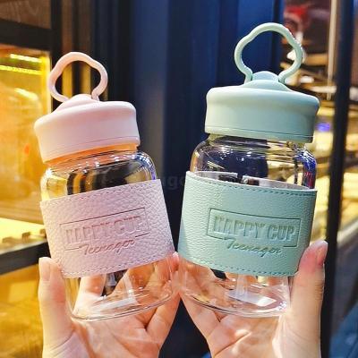 Fresh Mobile Phone Bracket Glass Cup Cute Female Student Korean Personality Creative Trend Ins Style Harajuku Water Cup