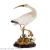 Antique ceramic inlaid with copper creative long beaked Bird Ornament living room exhibition hall ornament