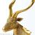 Home decoration pure copper handicraft decoration sample room soft decoration design deer head decoration decoration