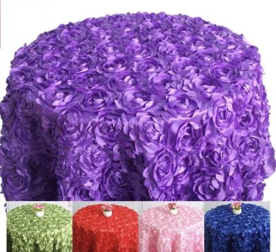 Wedding table rose table cloth banquet table party table cloth