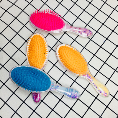 Quicksand air bag comb hair handle comb maiden heart makeup comb hair anti-static comb