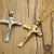 Japanese and Korean Christian Jesus Believers Korean Men's Necklace Alloy Pendant Necklace Cross Jewelry