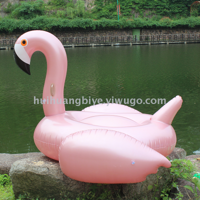 Manufacturer MUFS280cm Rose Gold Flamingo mount swimming ring water play swimming ring Unicorns ring