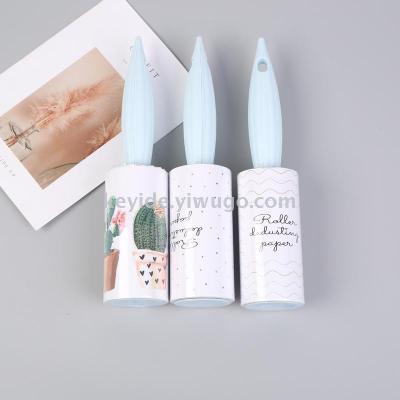 Nordic Style Home Portable Clothes Lent Remover Tearable Sticky Hair Roller Sticky Dust and Lint Dust Removal Paper Dust Collector