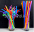 Disposable color art straw DIY variable shape straw art color fruit drink plastic straw