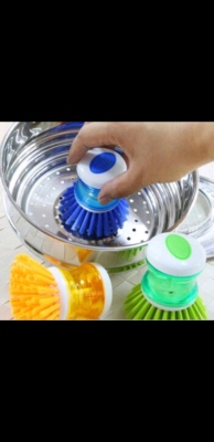 Pot brush Wash brush cleaning brush add liquid Pot Brush convenient Wash Pot Brush