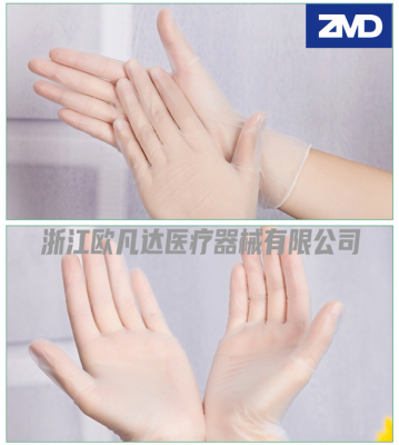 The Disposable PVC gloves