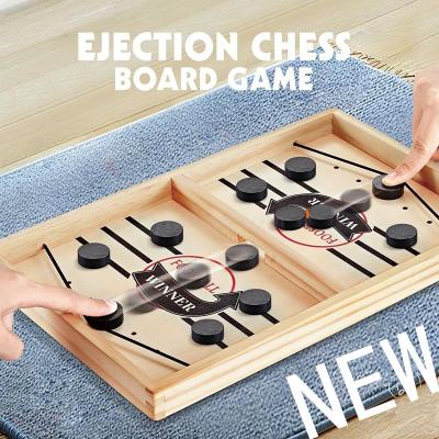 New Packaging Factory Direct Sales TikTok Touch Chess Catapult Chess Desktop Internet Celebrity Ice Hockey Game Catapult Chess Amazon
