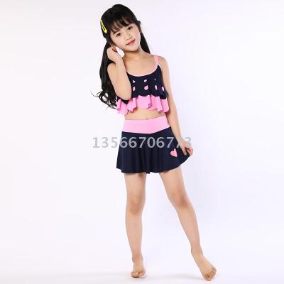 New 2020 children's swimsuit comfortable breathable girl's swimsuit lovely Princess skirt swimsuit