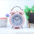 5-Inch Metal Painted White Surface Alarm Clock European Retro Iron Ringing Bell Children Wake up Alarm Watch