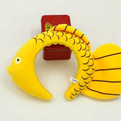 20 douyin web celebrity new cartoon headband shark dinosaur hair band hot style custom one - button dovetail substitute plush toy