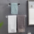 Towel rack non-punch toilet bathroom mass simple creative bath Towel rack shelf wall hanging Towel rod