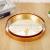 Round mirror tray creative end fruit plate American light luxury tea tray tea table decorative household business