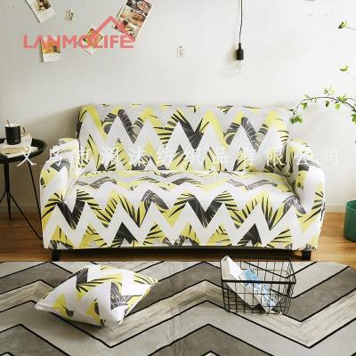 Cross-border new wholesale elastic sofa cover two-person three-person sofa cover sand hair towel