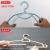 Household clothes-hanger hook broad-shouldered, seamless non-slip clothes rack provable child horn clothes hanger