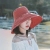 Summer Women's Big Brim Fisherman Hat Sun Protection Sun Hat Foldable Cloth Cap