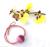 South Korea hot Style Round Beads Set Stall Hair Hoop Web Celebrity Ponytail coil hair Ring hair ball head Rubber Band