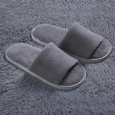 Home Stay Hotel club disposable slippers room floor slippers soft coral velvet all in half pack slippers