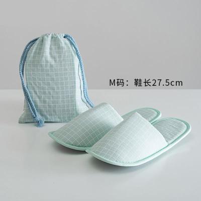 Travel slippers portable folding men and women home aircraft not disposable hotel travel supplies convenient to carry