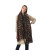 Amazon is a hot seller of European and American winter leopard print cashmere warm and thick women's scarf double as a hair substitute