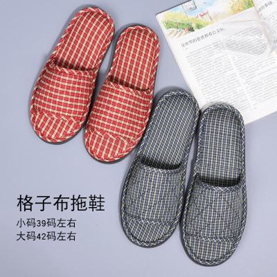 Daily house slippers, Japanese platform slippers, Korean cotton for lovers, guest slippers
